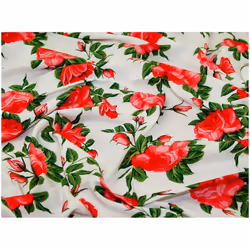 Minerva Viscose Challis - per metre - White