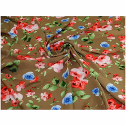 Minerva Viscose Challis - per metre - Tan