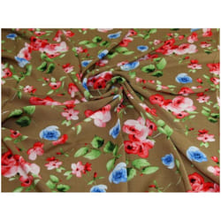 Minerva Viscose Challis - per metre - Tan