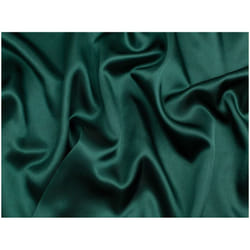 Minerva Liquid Satin Fabric - per metre - Bottle Green