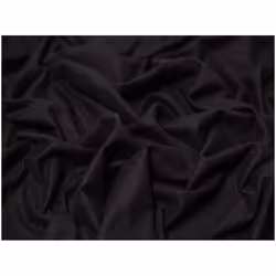 Minerva Light Cotton Flannel Fabric - per metre - Black