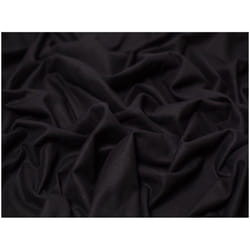 Minerva Light Cotton Flannel Fabric - per metre - Black