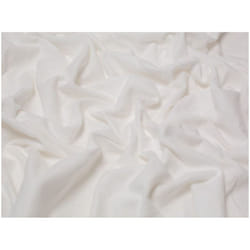 Minerva Light Cotton Flannel Fabric - per metre - White