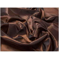 Minerva Shot Taffeta Fabric - per metre - Brown