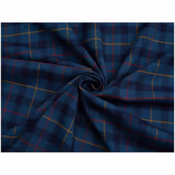 Minerva Stretch Woven Suiting - per metre - Blue & Navy