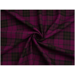 Minerva Stretch Woven Suiting - per metre - Plum & Black