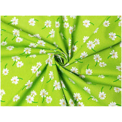 Minerva Printed Polycotton Fabric - per metre - Green
