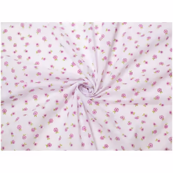 Minerva Printed Polycotton Fabric - per metre - Lilac
