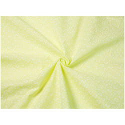 Minerva Printed Polycotton Fabric - per metre - Lemon Yellow