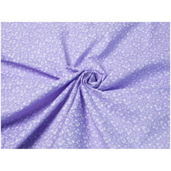 Minerva Printed Polycotton Fabric - per metre - Lilac