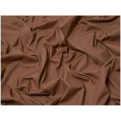 Minerva Plain Polycotton Fabric - per metre - Brown