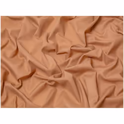 Minerva Plain Polycotton Fabric - per metre - Camel