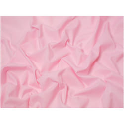 Minerva Plain Polycotton Fabric - per metre - Light Pink