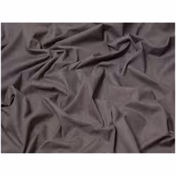 Minerva Plain Polycotton Fabric - per metre - School Grey