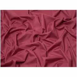 Minerva Plain Polycotton Fabric - per metre - Wine