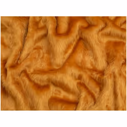 Minerva Short Pile Faux Fur Fabric - per metre - Honey