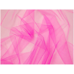 Minerva Soft Tulle Fabric - per metre - Fluorescent Cerise