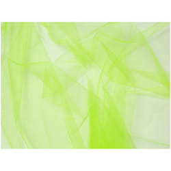 Minerva Soft Tulle Fabric - per metre - Fluorescent Green