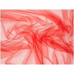 Minerva Soft Tulle Fabric - per metre - Grenadier Red