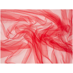 Minerva Soft Tulle Fabric - per metre - Grenadier Red