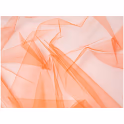 Minerva Soft Tulle Fabric - per metre - Hibiscus Orange