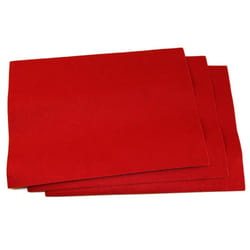 Minerva Self Adhesive 9x12inch Felt Fabric Sheets - each - Berry Red