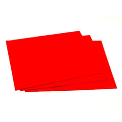 Minerva Self Adhesive 9x12inch Felt Fabric Sheets - each - Cherry Red
