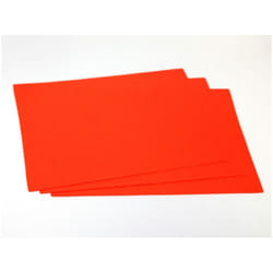Minerva Self Adhesive 9x12inch Felt Fabric Sheets - each - Pumpkin Orange