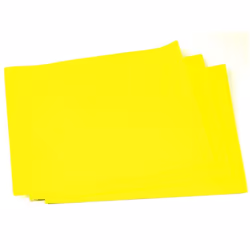 Minerva Self Adhesive 9x12inch Felt Fabric Sheets - each - Super Bright Yellow