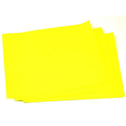 Minerva Self Adhesive 9x12inch Felt Fabric Sheets - each - Super Bright Yellow