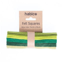 Minerva Wool Felt Fabric Packs - per pack - Mix 11