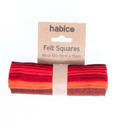 Minerva Wool Felt Fabric Packs - per pack - Mix 13