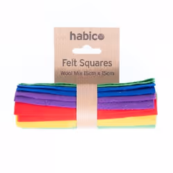 Minerva Wool Felt Fabric Packs - per pack - Mix 15