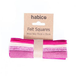 Minerva Wool Felt Fabric Packs - per pack - Mix 9