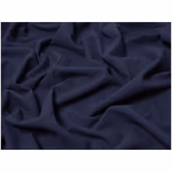 Minerva Washed Vintage Linen Look Cotton - per metre - Navy Blue