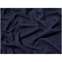 Minerva Washed Vintage Linen Look Cotton - per metre - Navy Blue