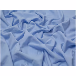 Minerva Washed Vintage Linen Look Cotton - per metre - Light Blue