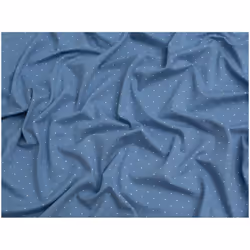 Minerva Cotton Jersey Stretch Knit - per metre - Soft Blue