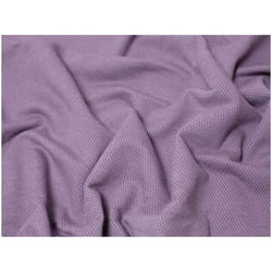 Minerva Jacquard Fleece Back Sweatshirt Stretch Knit - per metre - Purple Sage