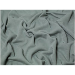 Minerva Heavy Fur Back Sweatshirt Stretch Knit - per metre - Dusky Green