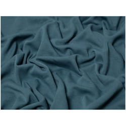 Minerva Heavy Fur Back Sweatshirt Stretch Knit - per metre - Soft Petrol