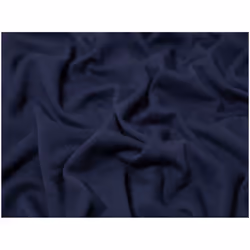 Minerva Heavy Fur Back Sweatshirt Stretch Knit - per metre - Navy Blue