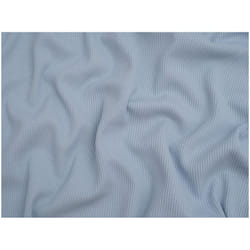 Minerva Cotton Waffle Textured Stretch Knit - per metre - Baby Blue