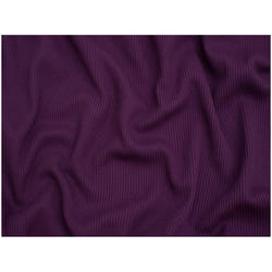 Minerva Cotton Waffle Textured Stretch Knit - per metre - Dark Purple