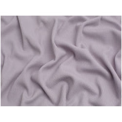 Minerva Cotton Waffle Textured Stretch Knit - per metre - Soft Lilac