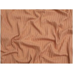 Minerva Jacquard Cotton Rib Stretch Knit - per metre - Light Rust