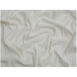 Minerva Jacquard Cotton Rib Stretch Knit - per metre - Cream