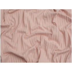 Minerva Jacquard Cotton Rib Stretch Knit - per metre - Blush Rose