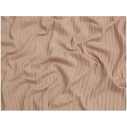 Minerva Jacquard Cotton Rib Stretch Knit - per metre - Beige