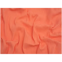 Minerva Core Range Wide Cotton Rib Stretch Knit - per metre - Vivid Coral